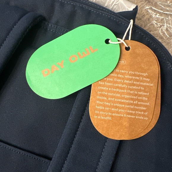 Day Owl “The Backpack” Color Midnight Blue Larger - Picture 4 of 6